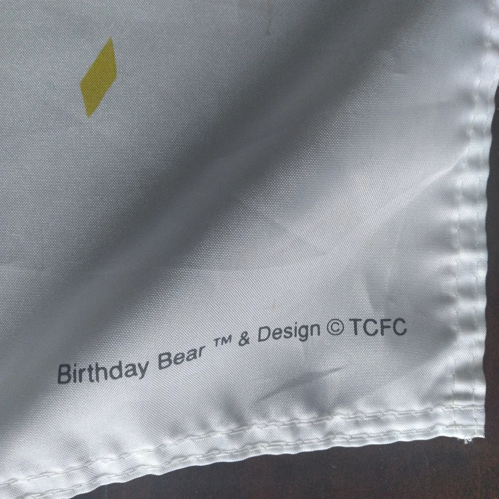 Vintage American greetings Birthday Bear flag